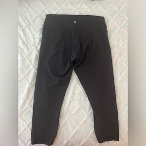 Wunder Train High - Rise Crop ~ 21” BLK